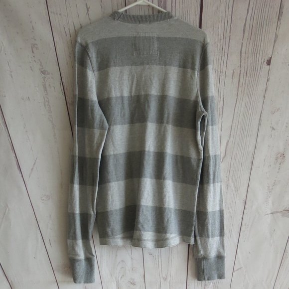 Abercrombie & Fitch Muscle Multi Color Stripe Long Sleeve Sweatshirt - Size XL - Picture 4 of 7